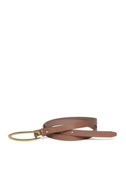 Cinto Feminino em Couro com Fivela Orgânica - Nude CTI-971 - NU