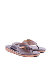 Chinelão Masculino de Dedo em Couro com Placa - Cacau SDI-11769 - CA