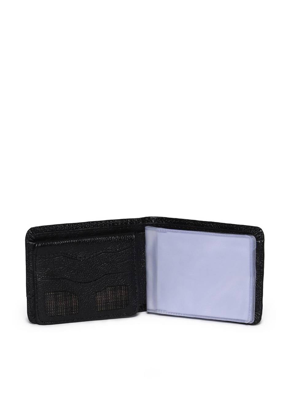 Carteira Masculina Aberta Couro Preta CAI-958 - PR