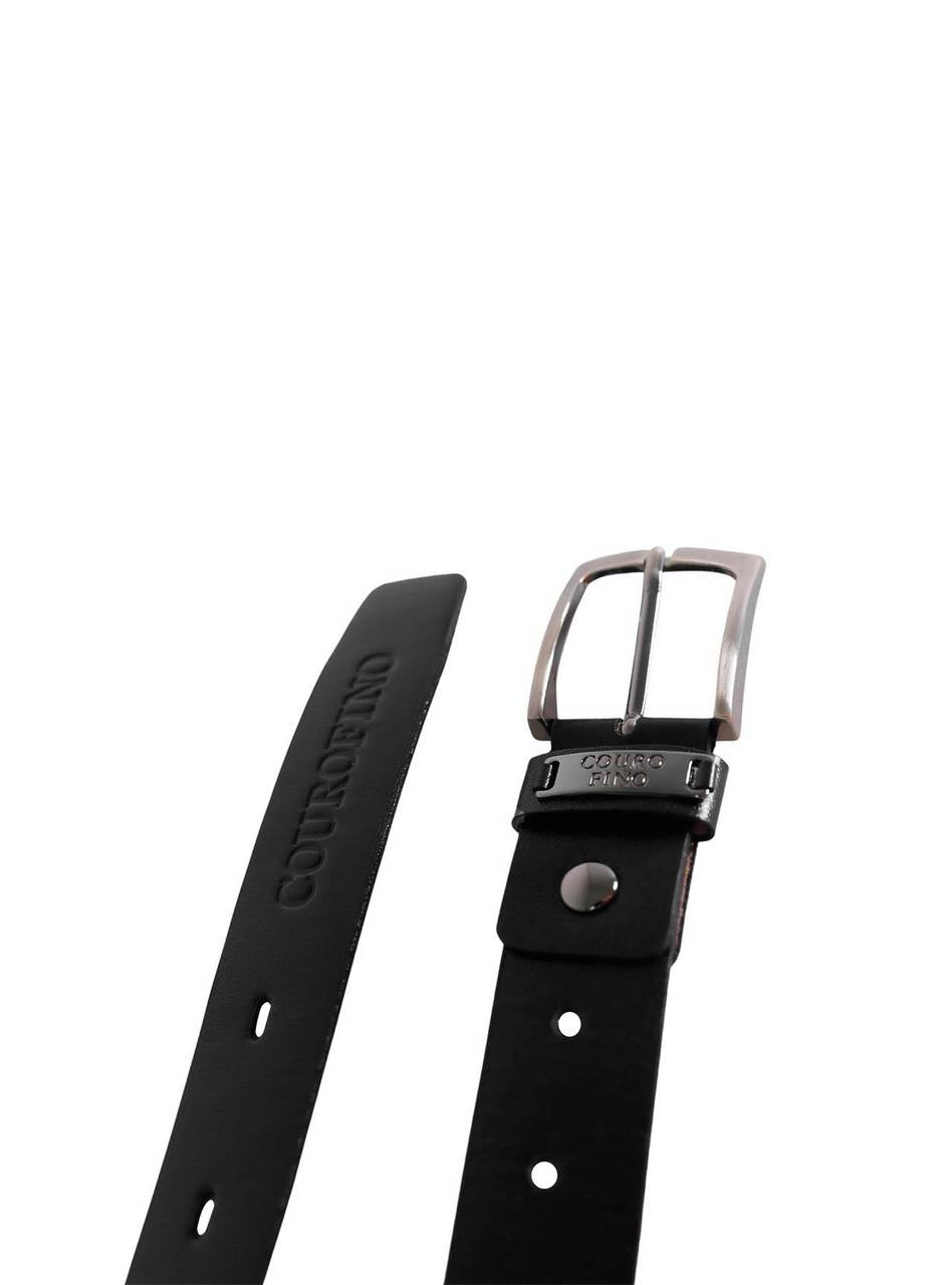 Cinto Masculino Social Couro Médio Preto CTI-921 - PR