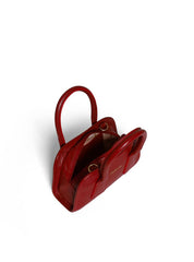 Bolsa Tote Tiracolo Costura Geométrica Vermelha  BSI-5985 - VE