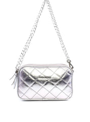 Bolsa Cluthc Tranversal em Metalasse - Prata BSI-6118 - PT
