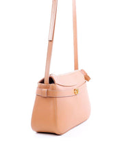 Bolsa Tote Transversal com Detalhe de Passante - Nude BSI-6079 - NU