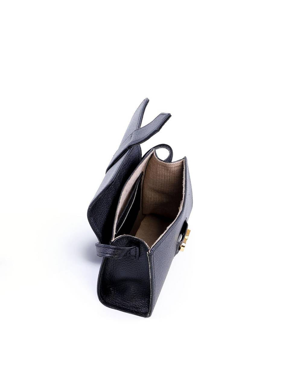 Bolsa Satchel Transversal Retangular - Preta BSI-6074 - PR