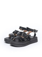 Sandália Feminina Papete Tachas Diversas - Preta SDI-11567 - PR