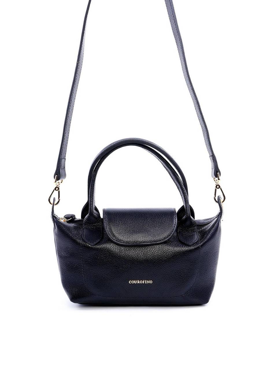 Bolsa Tote Transversal com Alça Dupla - Preta BSI-6065 - PR