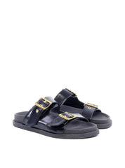 Flatform com duas Fivelas - Preta SDI-11811 - PR