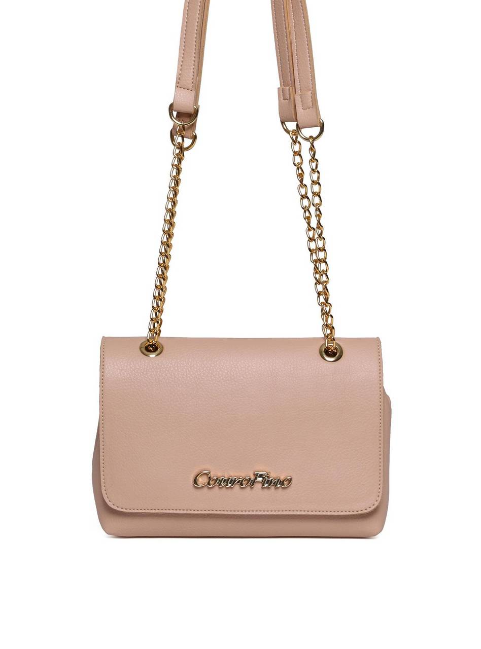 Bolsa Feminina Clutch Pequena Transversal - Nude BSI-5462 - NU