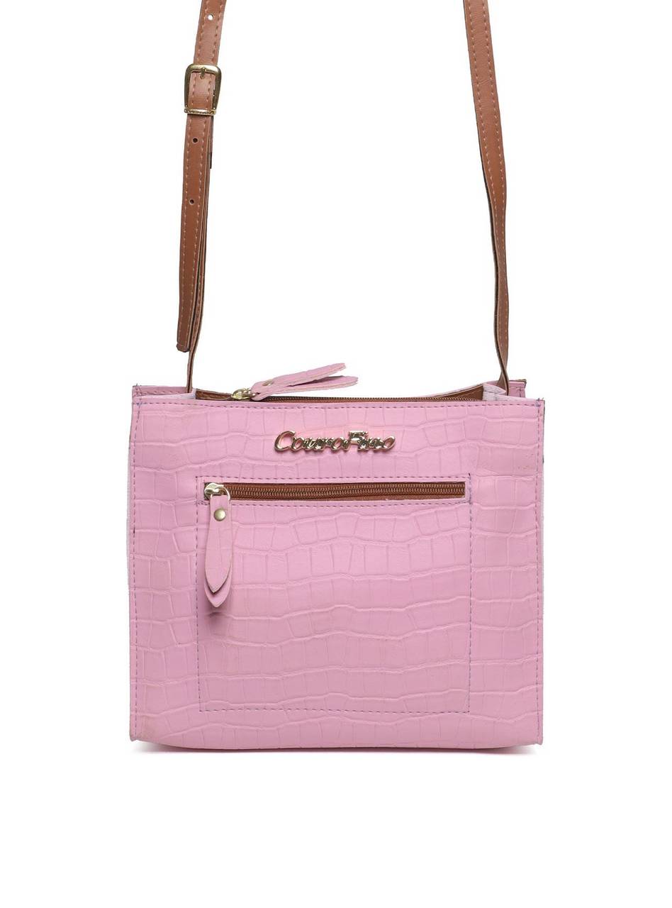 Bolsa Tote Transversal com Ziper - Diversas BSI-5052 - DV