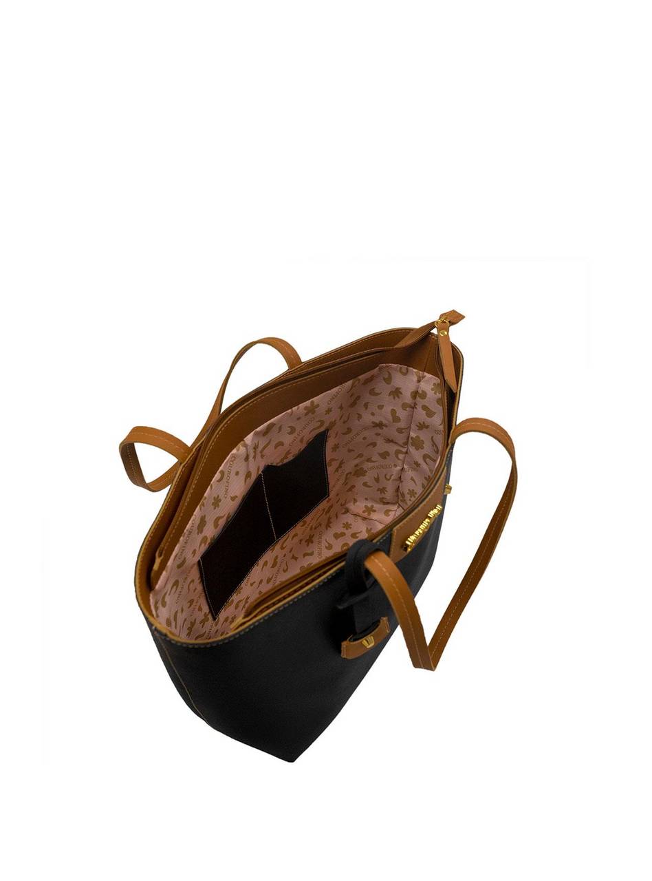 Bolsa Shopper Grande Tiracolo Preta BSI-5090 - PR