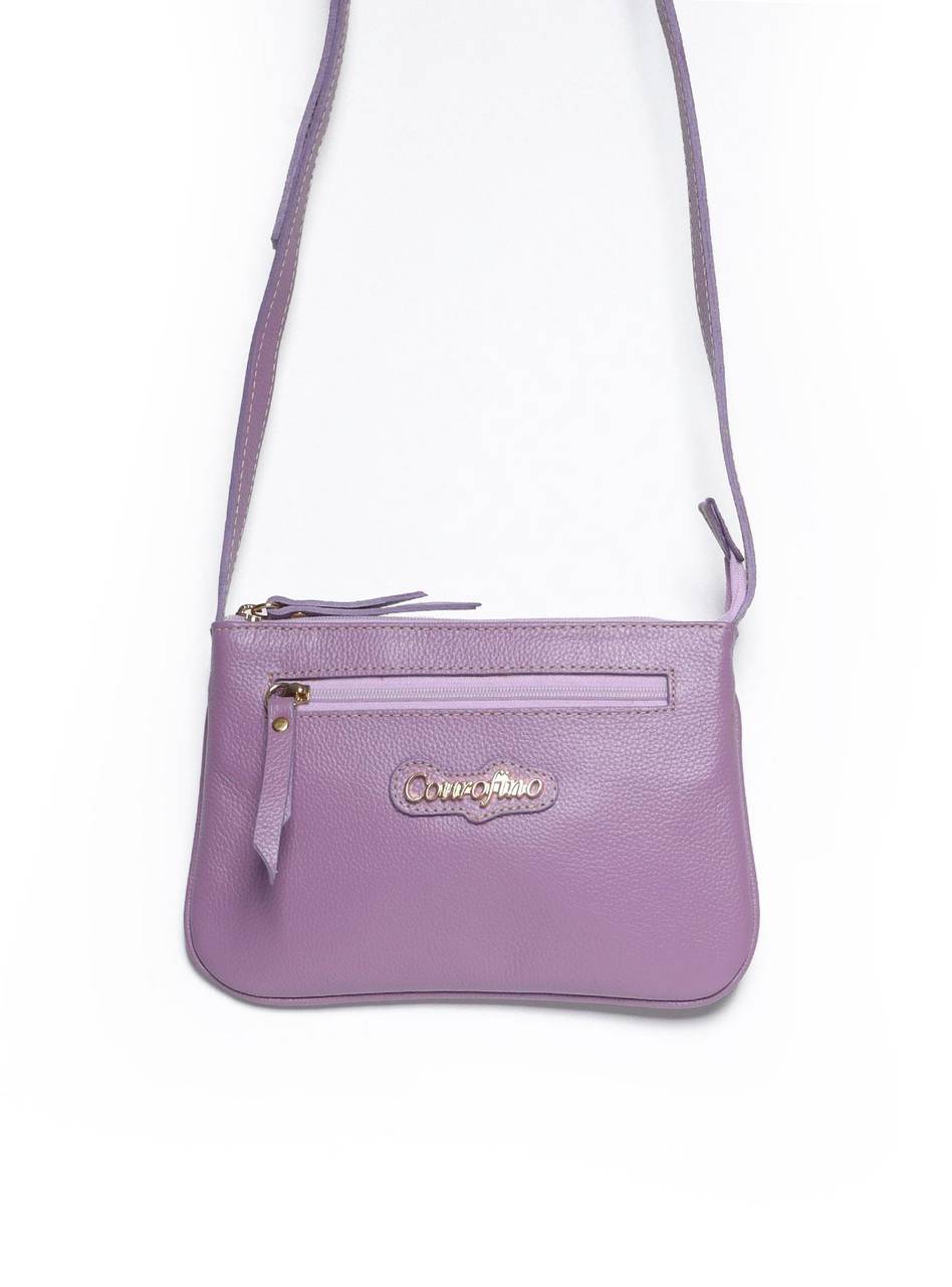 Bolsa Clutch Pequena Puxador Tiras Lilás BSI-4089 - LI