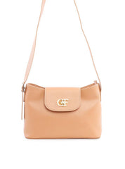 Bolsa Tote Transversal com Fecho CF - Nude BSI-6086 - NU