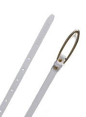 Cinto Feminino em Couro com Fivela Orgânica - Branca CTI-971 - BR