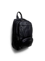 Mochila Masculina Executiva Couro Preta MEI-113 - PR