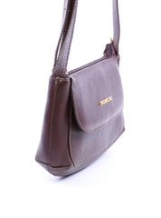 Bolsa Saddle Transversal com Bolso Frontal Cacau BSI-5959 - CA
