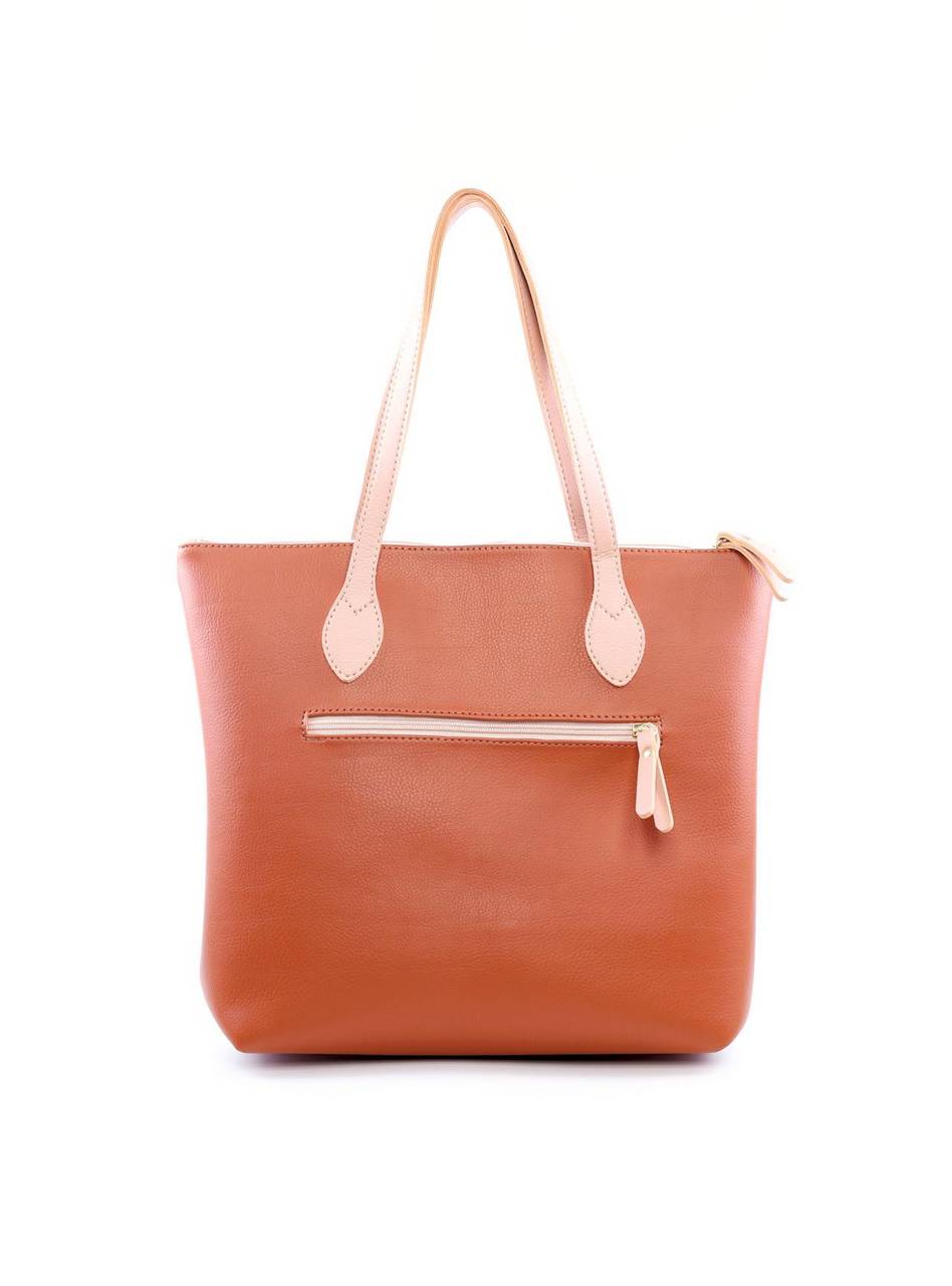 Bolsa Shopper Tiracolo com Tiras Entrelaçadas - Castor BSI-6070 - CS