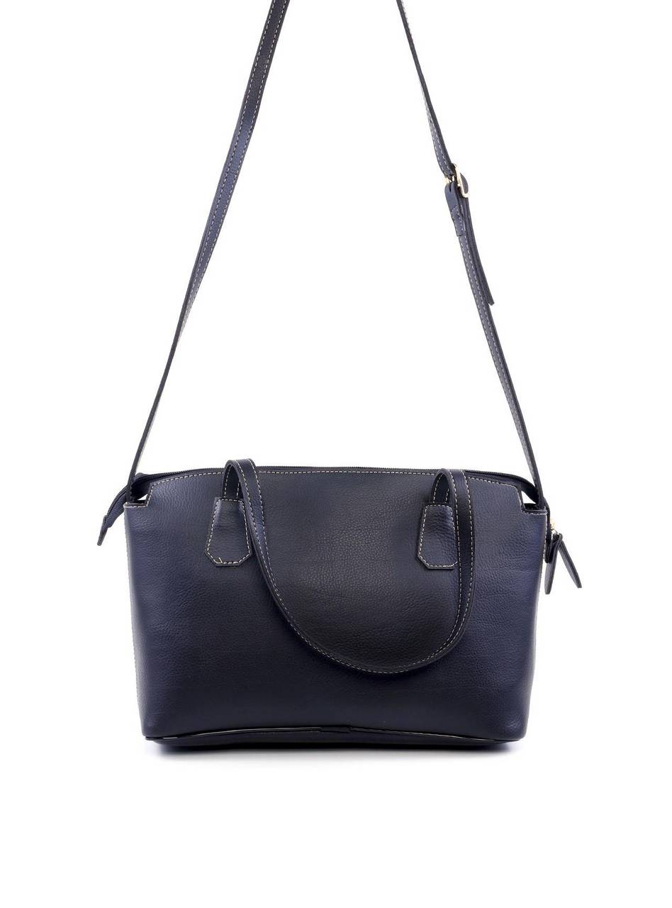 Bolsa Tote com Alça Dupla e Recortes na Vertical - Preta BSI-6125 - PR