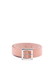 Cinto Casual em Couro Parafusos - Nude CTI-979 - NU