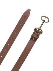 Cinto Feminino em Couro com Fivela Bridão - Nude CTI-973 - NU
