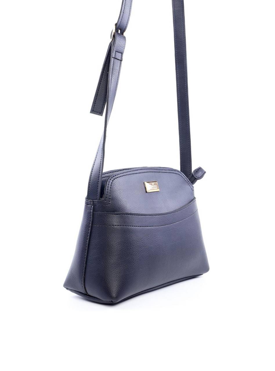Bolsa Bag Transversal com Bolso Frontal - Preta BSI-5991 - PR