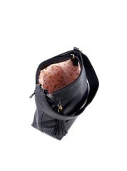 Bolsa Tote Tiracolo com Barbicacho - Preta BSI-6221 - PR