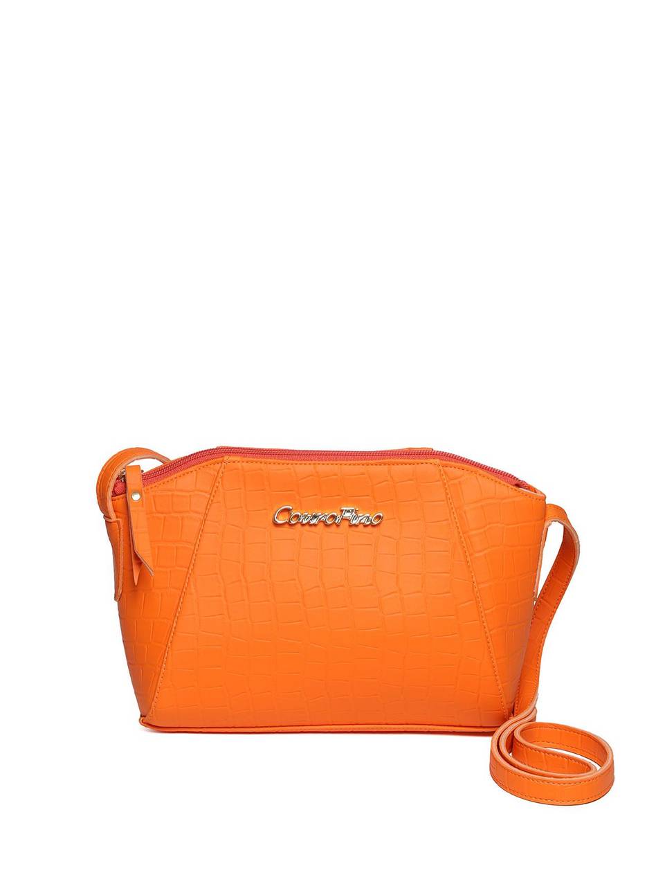 Bolsa Clutch Transversal com Detalhe - Laranja BSI-5617 - LR