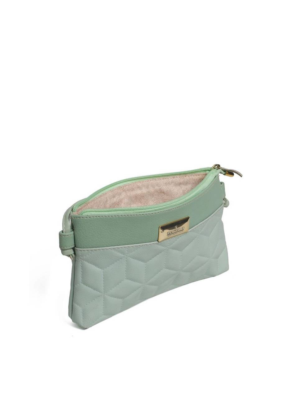 Bolsa Clutch Metalasse com Bolso Traseiro - Diverso BSI-5552 - DV