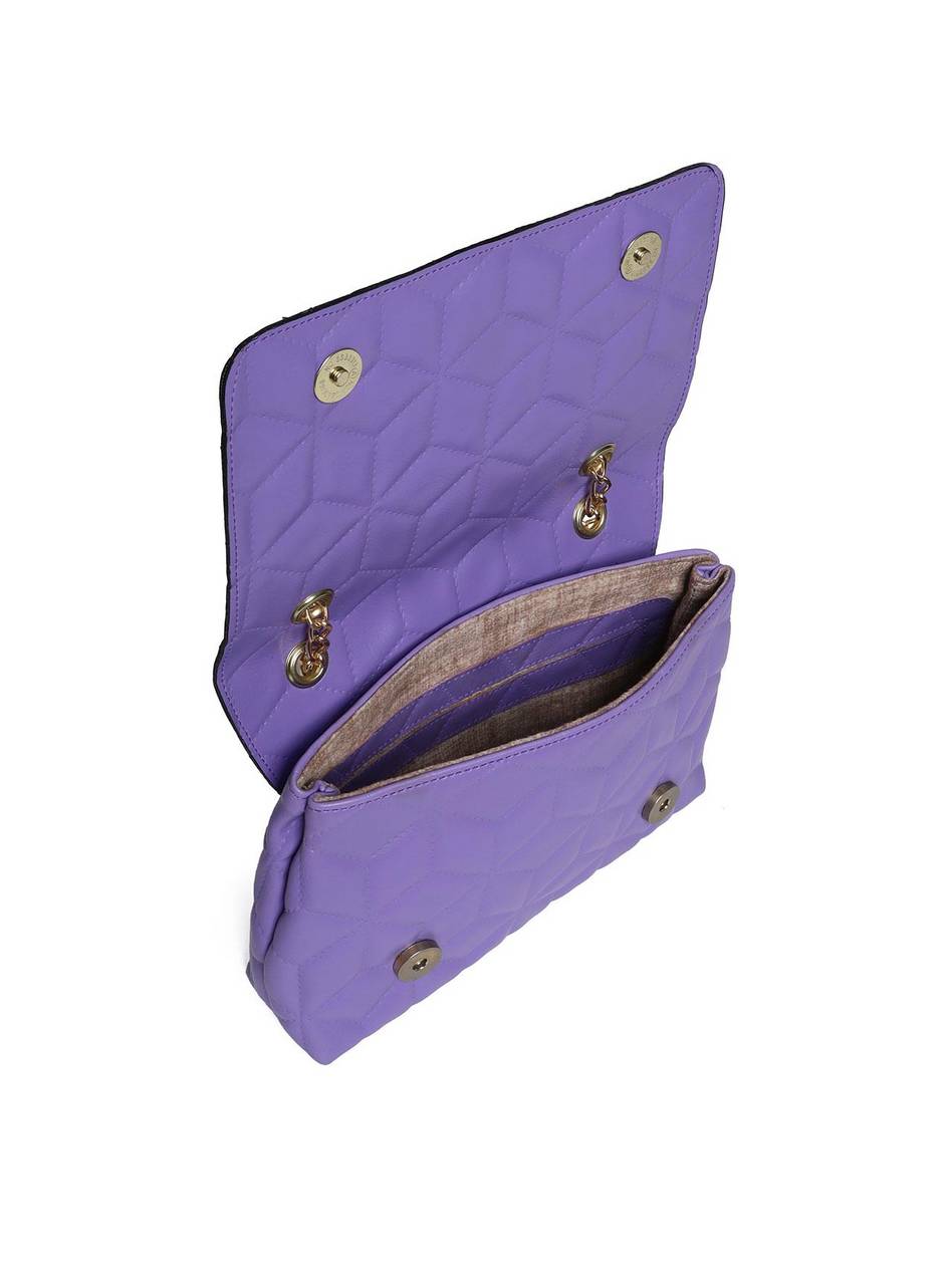 Bolsa Feminina Clutch Pequena Transversal - Roxa BSI-5462 - RO