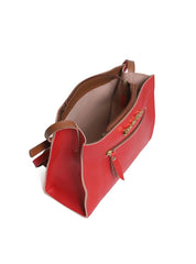 Bolsa Tote Transversal com Ziper - Vermelha BSI-5052 - VE