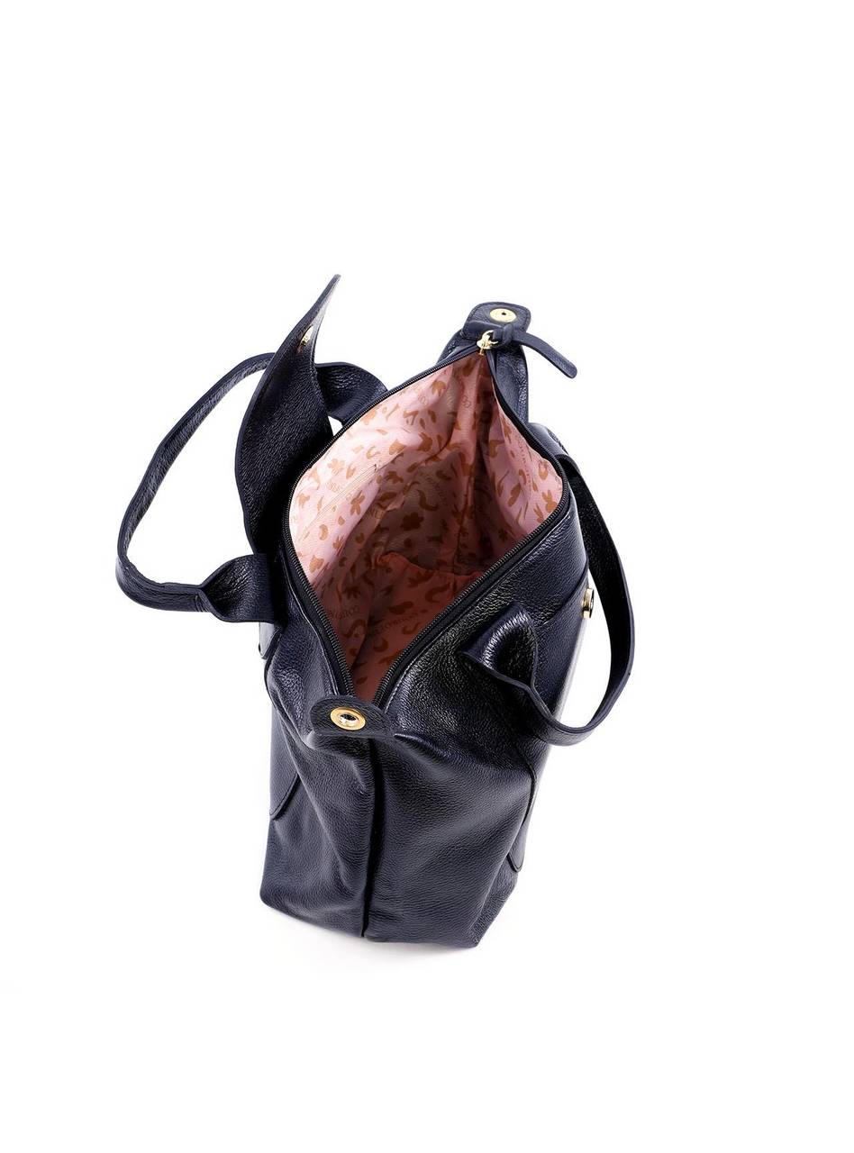 Bolsa Tote Transversal Alça Dupla com Fecho em Ímã - Preta BSI-6066 - PR