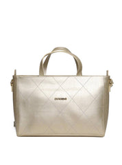 Bolsa Tote Tiracolo com Detalhe Frontal de Costuras - Ouro BSI-5993 - AU