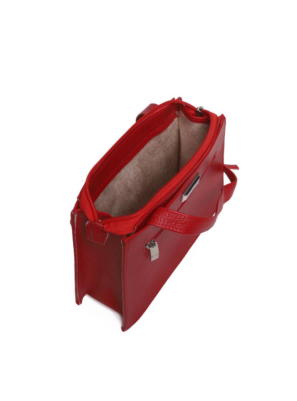 Bolsa Tote Transversal Simples - Vermelha BSI-5149 - VE