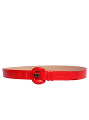 Cinto Casual Médio Couro Vermelho CTI-0950 - VE