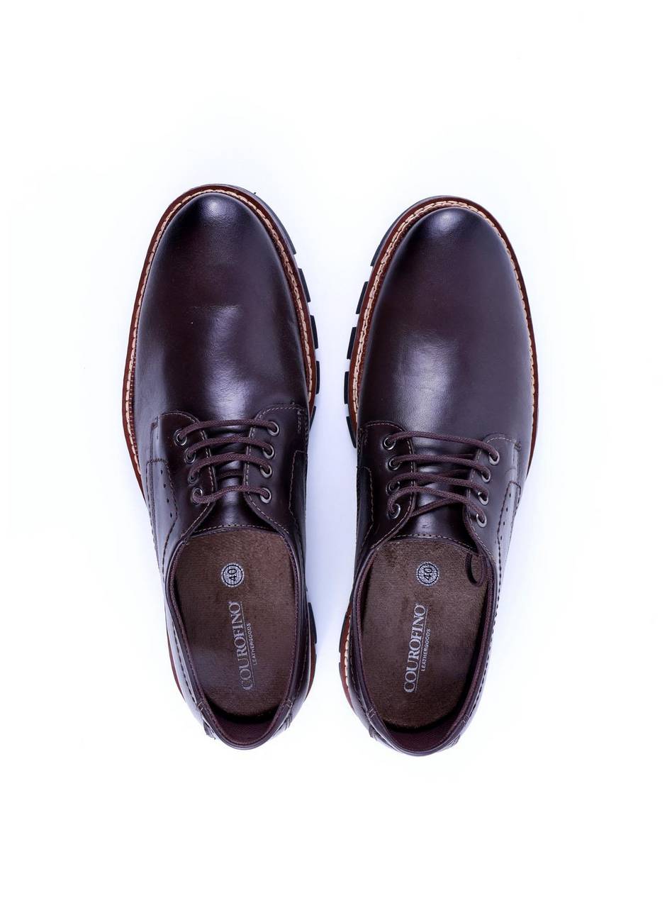 Calçado Masculino Mocassim em Couro Confort - Cacau SP-11660 - CA