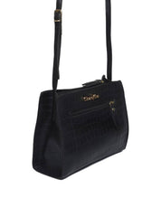 Bolsa Tote Transversal com Ziper - Preta BSI-5052 - PR