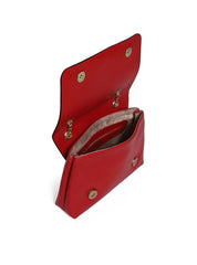 Bolsa Feminina Clutch Pequena Transversal - Vermelha BSI-5462 - VE