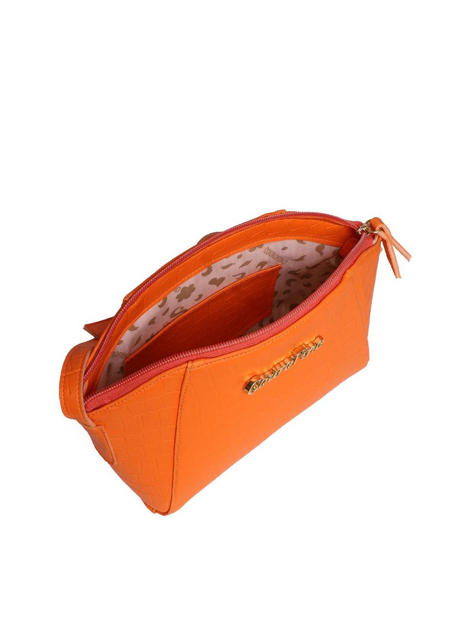 Bolsa Clutch Transversal com Detalhe - Laranja BSI-5617 - LR