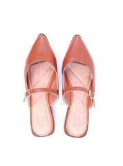 Sandália Mule Bico Fino com Fivela - Castor SDI-11704 - CS