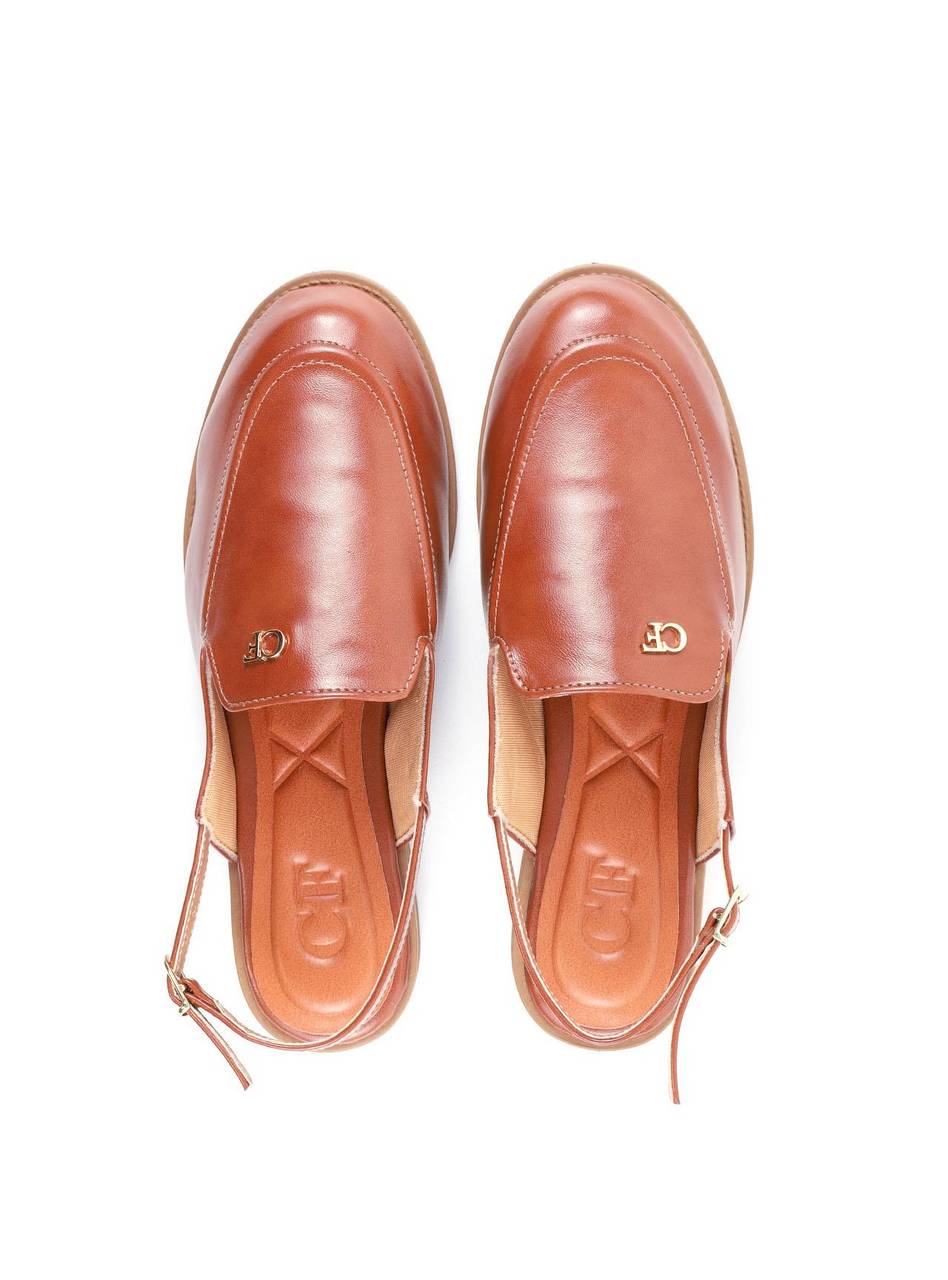 Mocassim Slingback com Detalhe CF - Castor SDI-11869 - CS