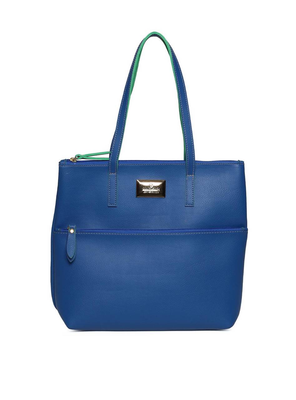 Bolsa Tote Transversal Média Azul BSI-5748 - AZ