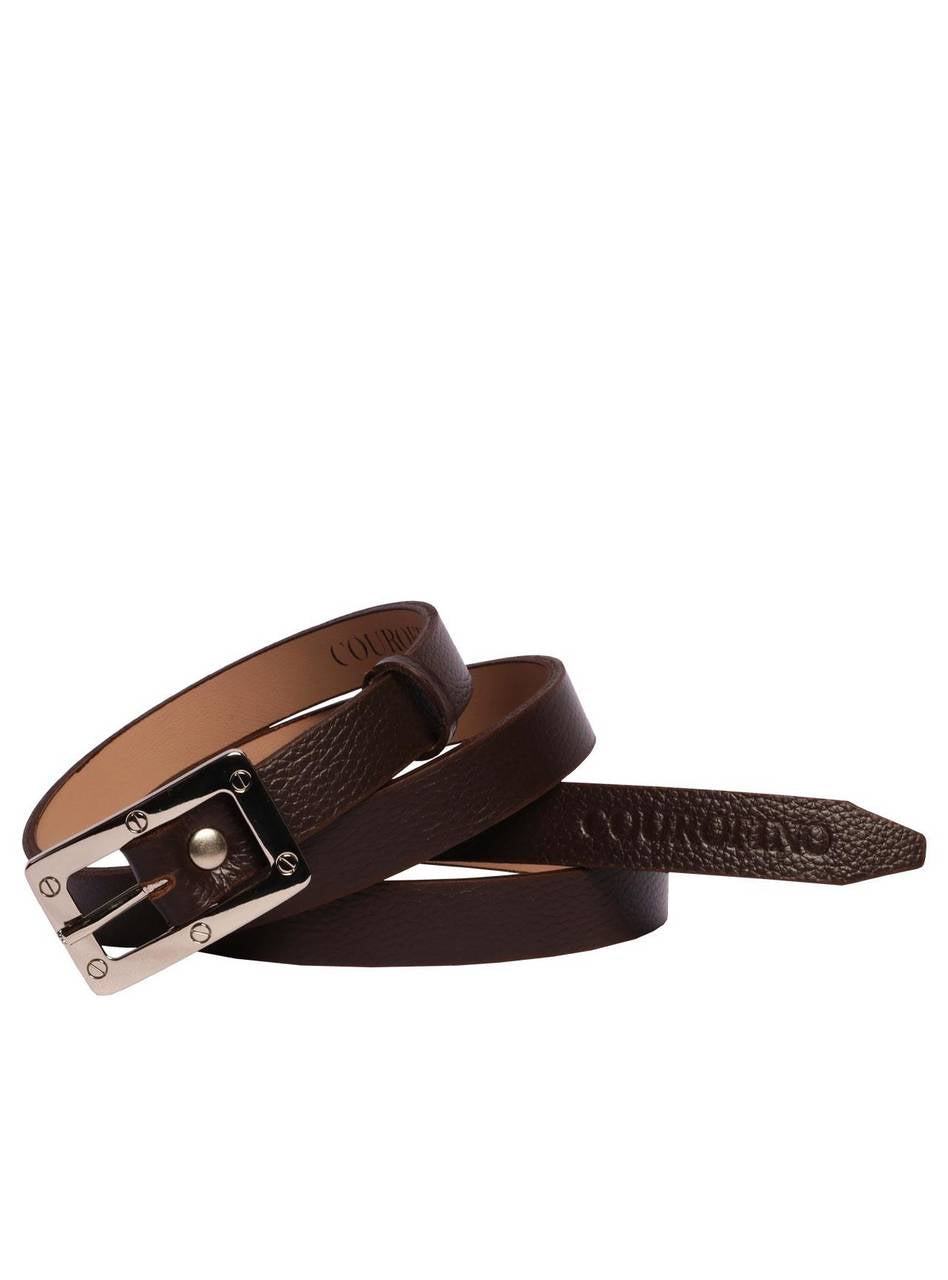 Cinto Feminino Casual Couro Cacau CTI-954 - CA