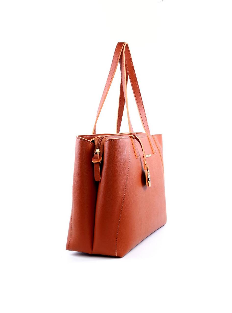 Bolsa Shopper com Charm de Strass - Castor BSI-6048 - CS
