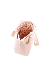 Bolsa Tote Tiracolo Ondulada com Bag Charm - Fenno BSI-6109 - FE