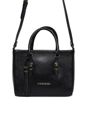 Bolsa Tote Tiracolo com Barbicacho - Preta BSI-5956 - PR