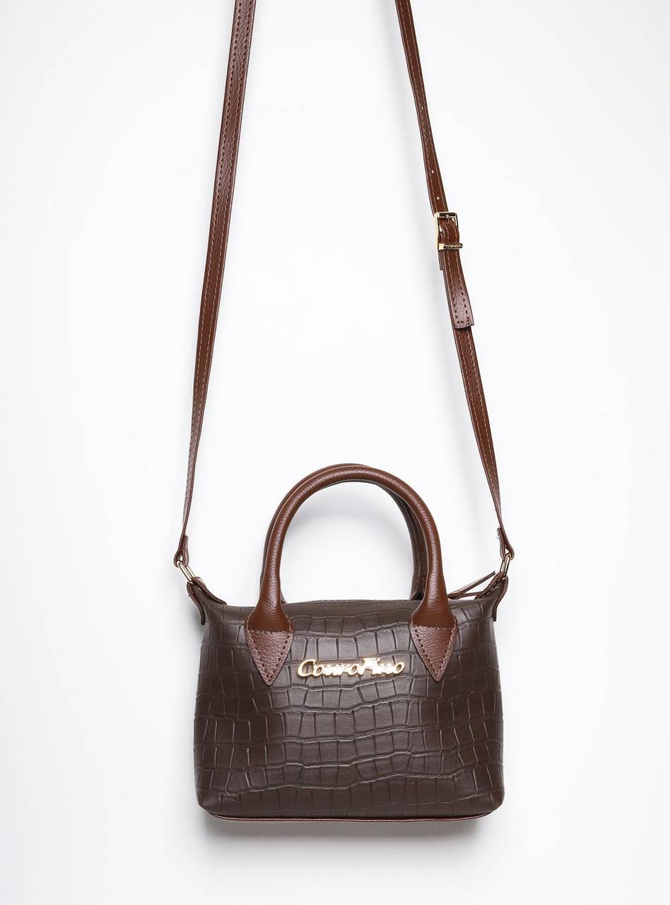 Bolsa Clutch Transversal Pequena Cacau BSI-5839 - CA