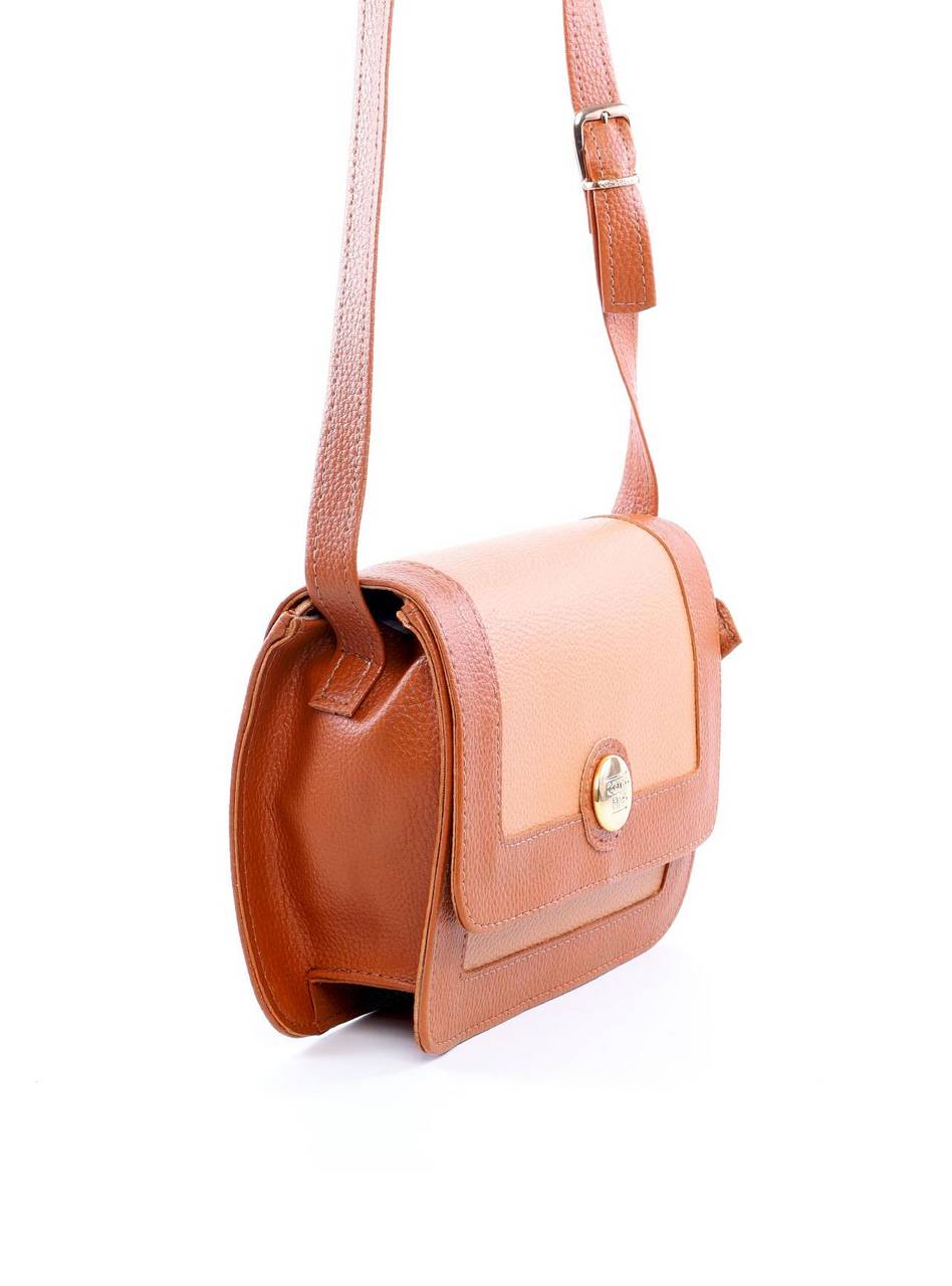 Bolsa Satchel Transversal Bicolor - Castor BSI-6094 - CS