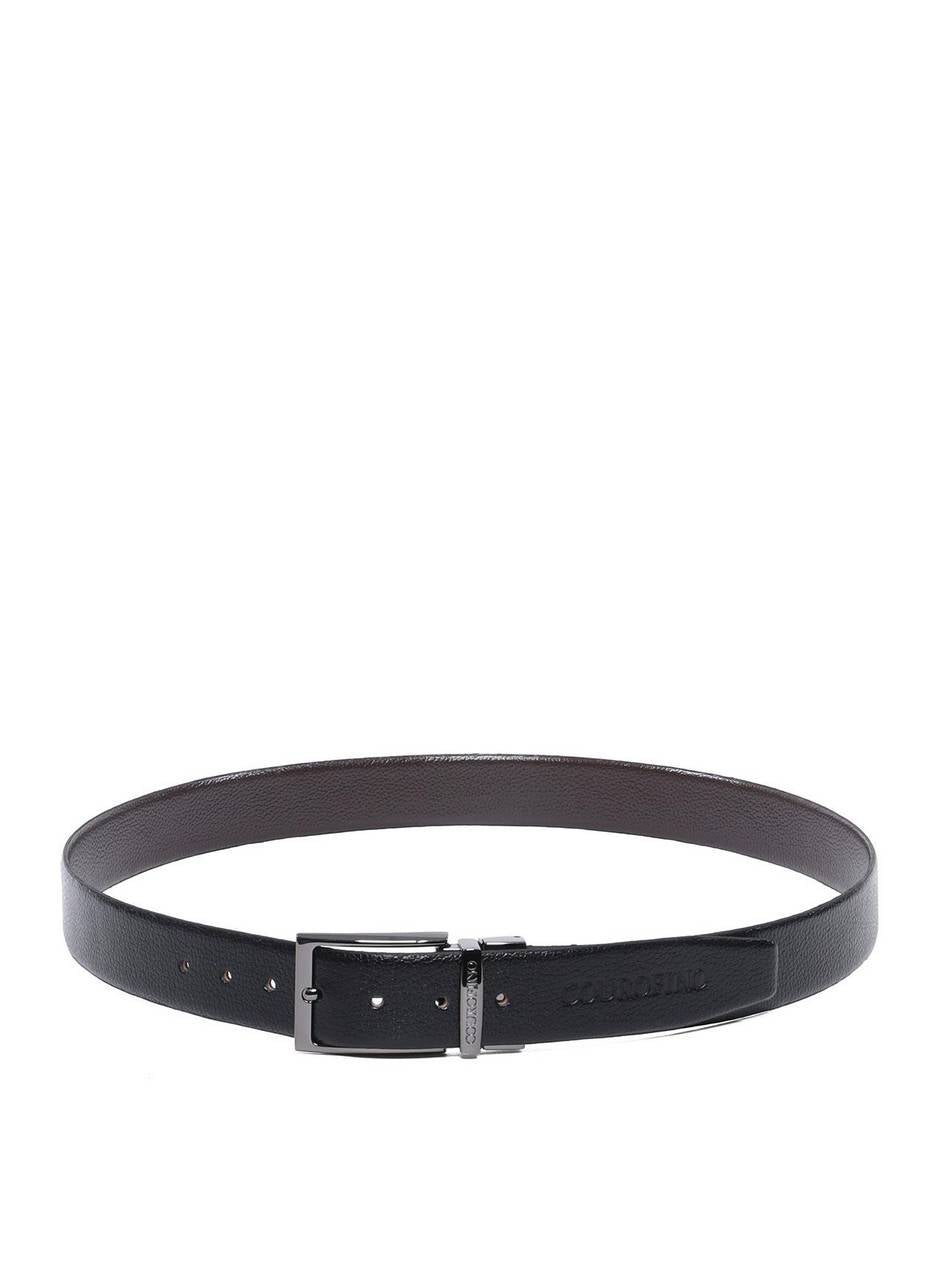 Cinto Masculino Social Largo Dupla Face - Cacau e Preto CTI-975 - CP