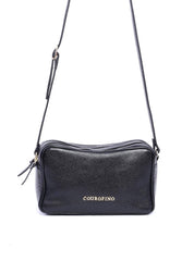 Bolsa Transversal com Duas Divisórias e Bolso Traseiro Preta BSI-6003 - PR