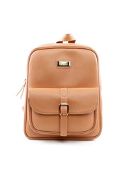 Mochila Feminina com Bolso Frontal - Nude MEI-449 - NU