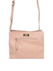 Bolsa Tote Transversal com Ziper - Nude BSI-5052 - NU